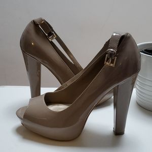 Heather grey 5 inch heels